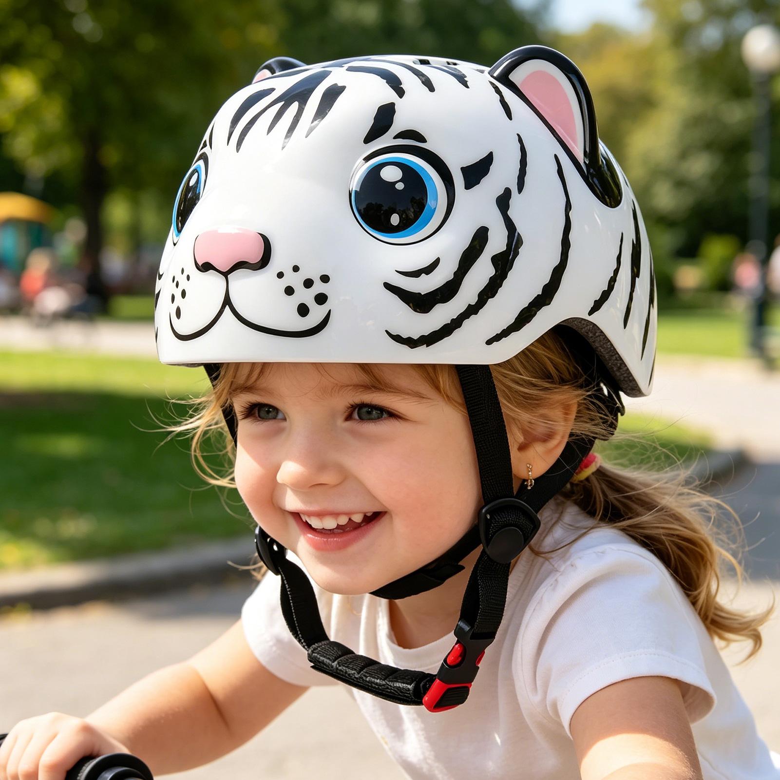 Child Bike Helmet Tiger Patter - Cycling Commute Gear ulasan dan harga