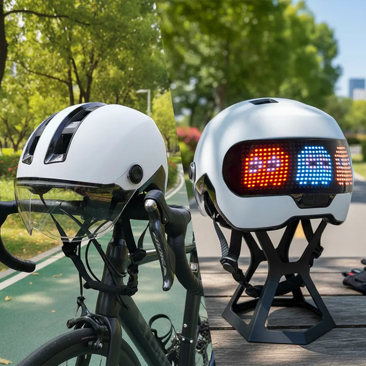 City Road Helmet LED Display L - Cycling In City ulasan dan harga