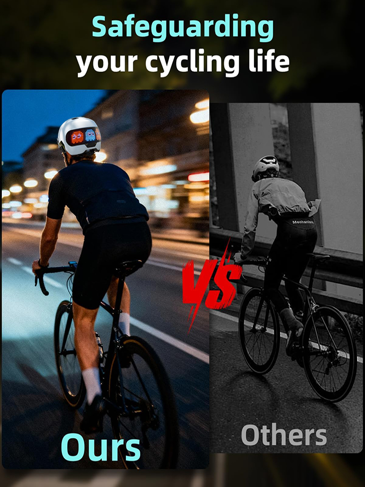 City Road Helmet LED Display L - Cycling In City ulasan dan harga