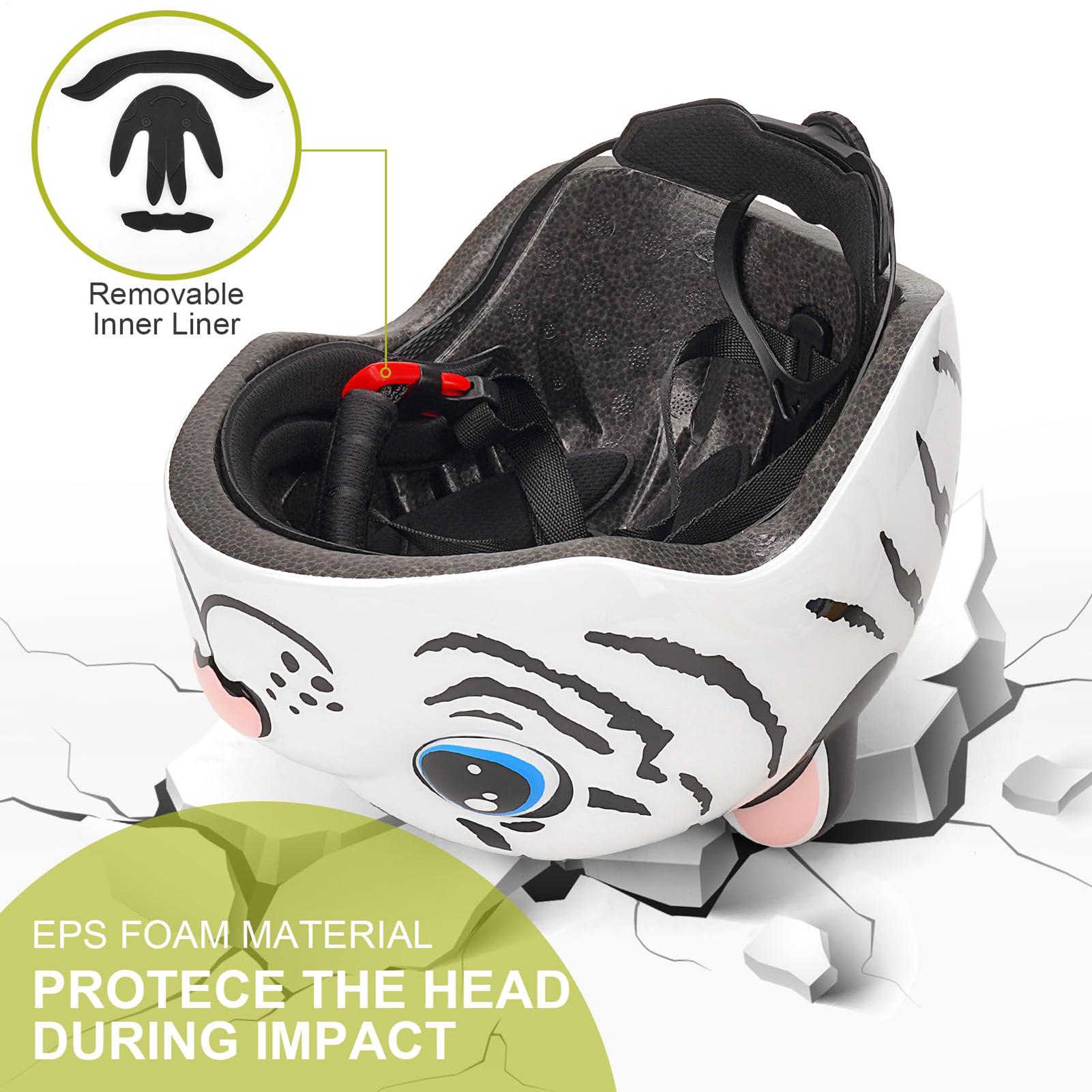 Kids Helmet Tiger Pattern Adju - Cycling Commute Gear ulasan dan harga