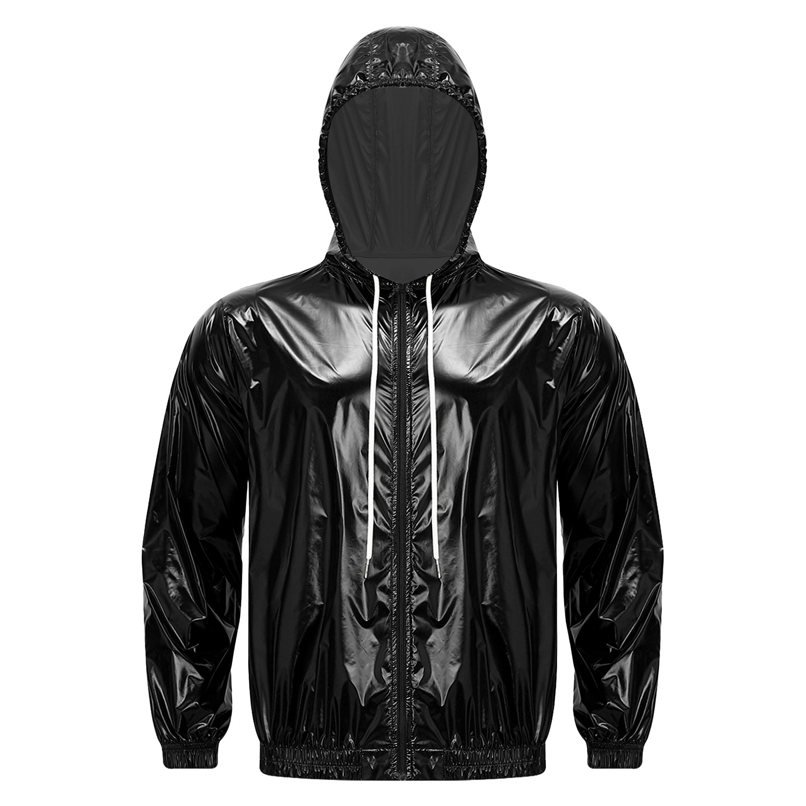 Mens Waterproof Hooded Jacket  - Cycling Rain Jacket Commute ulasan dan harga
