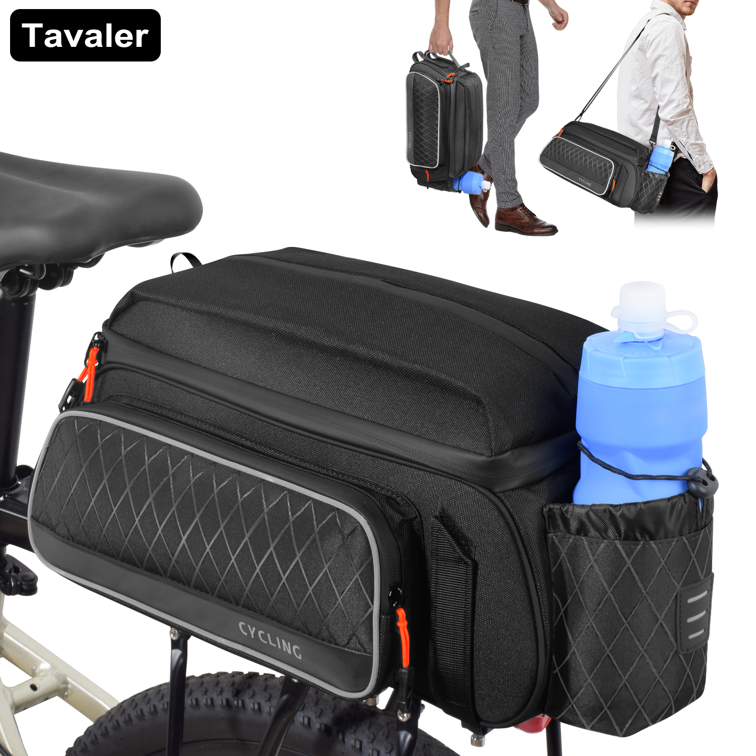 Cycling Rear Seat Bag Multifun - Cycling Commute Distance ulasan dan harga