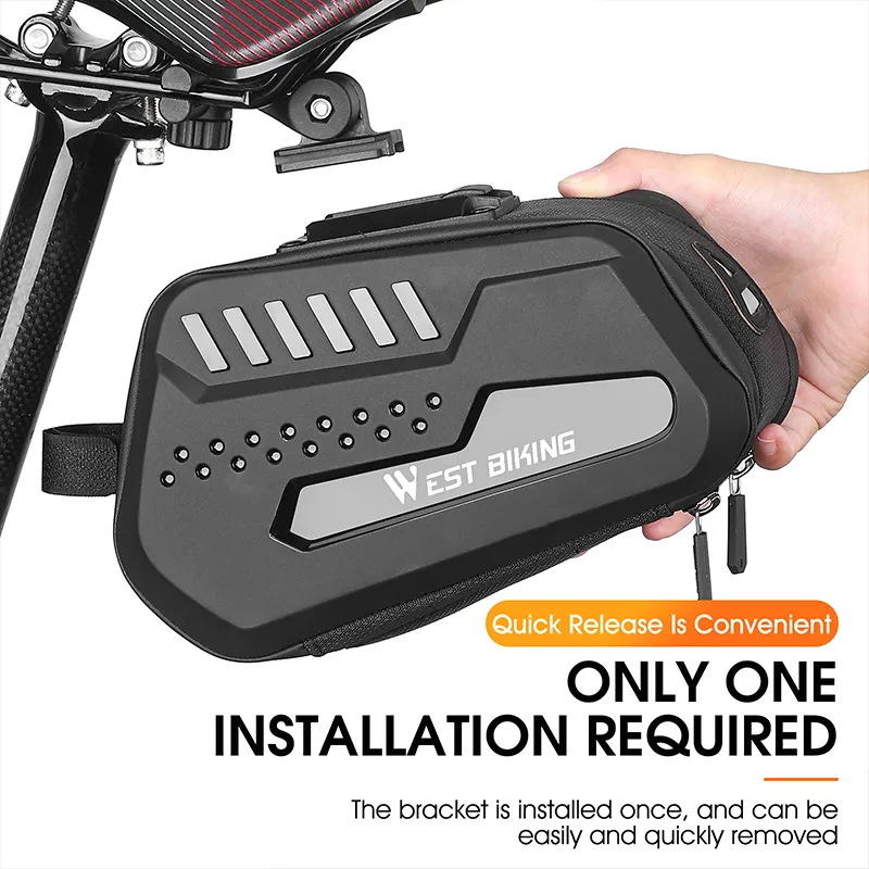 WEST BIKING Waterproof Bicycle - Saddle Bag Under Seat ulasan dan harga