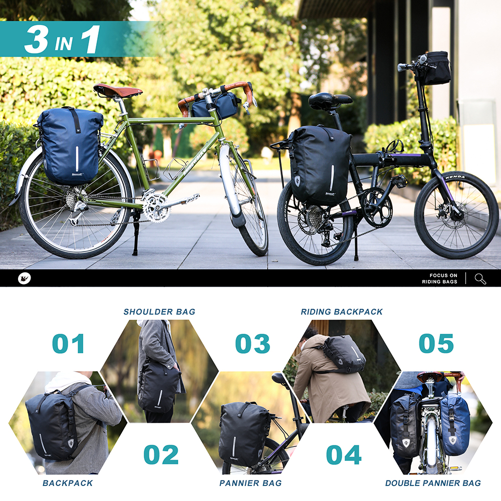 Rhinowalk Waterproof Bike Pann - Panniers Waterproof Rear ulasan dan harga