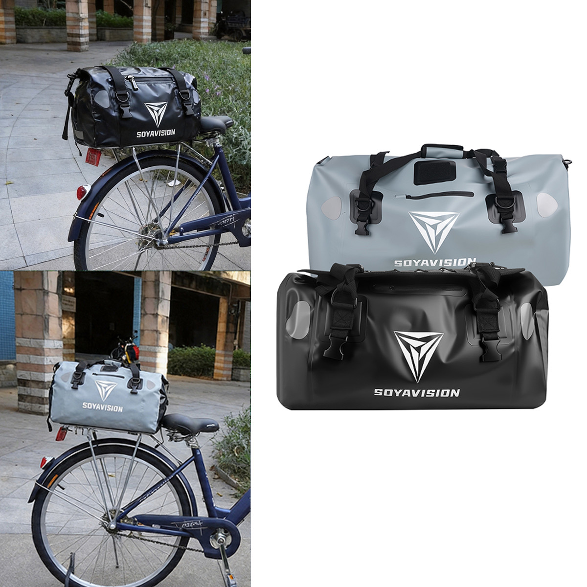 Cycling Bicycle Bike Rear Seat - Panniers Waterproof Rear ulasan dan harga