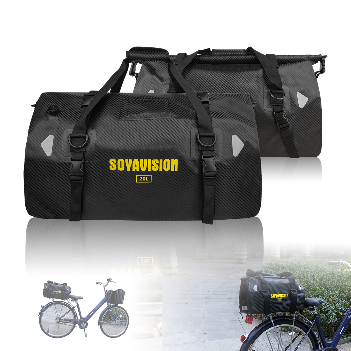 Cycling Bicycle Bike Rear Seat - Panniers Waterproof Rear ulasan dan harga