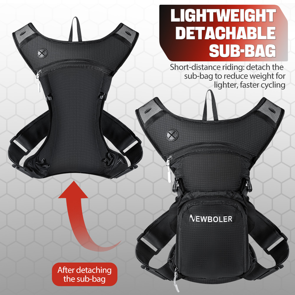 NEWBOLER 8L Motorcycle Cycling - Cycling Commuter Backpack ulasan dan harga