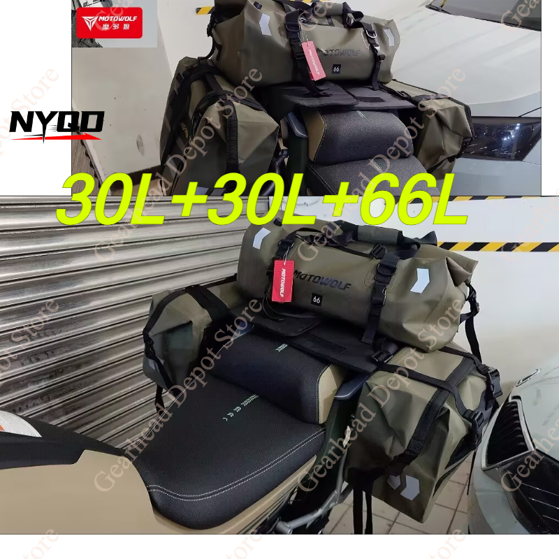 Motowolf Waterproof Large Capa - Panniers Waterproof Rear ulasan dan harga