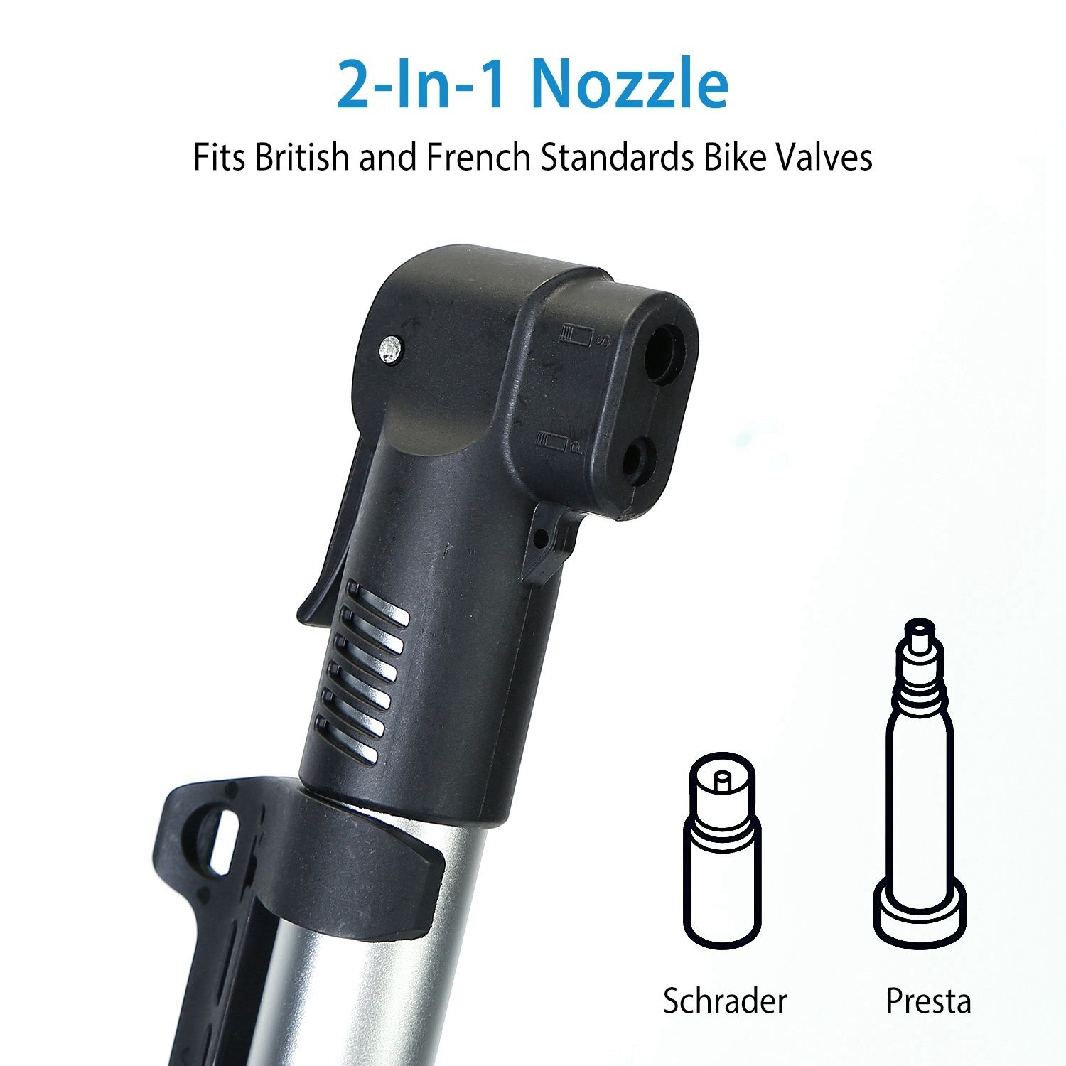 Mini Bike Pump Portable Bicycl - Bike Pump Frame Mount ulasan dan harga