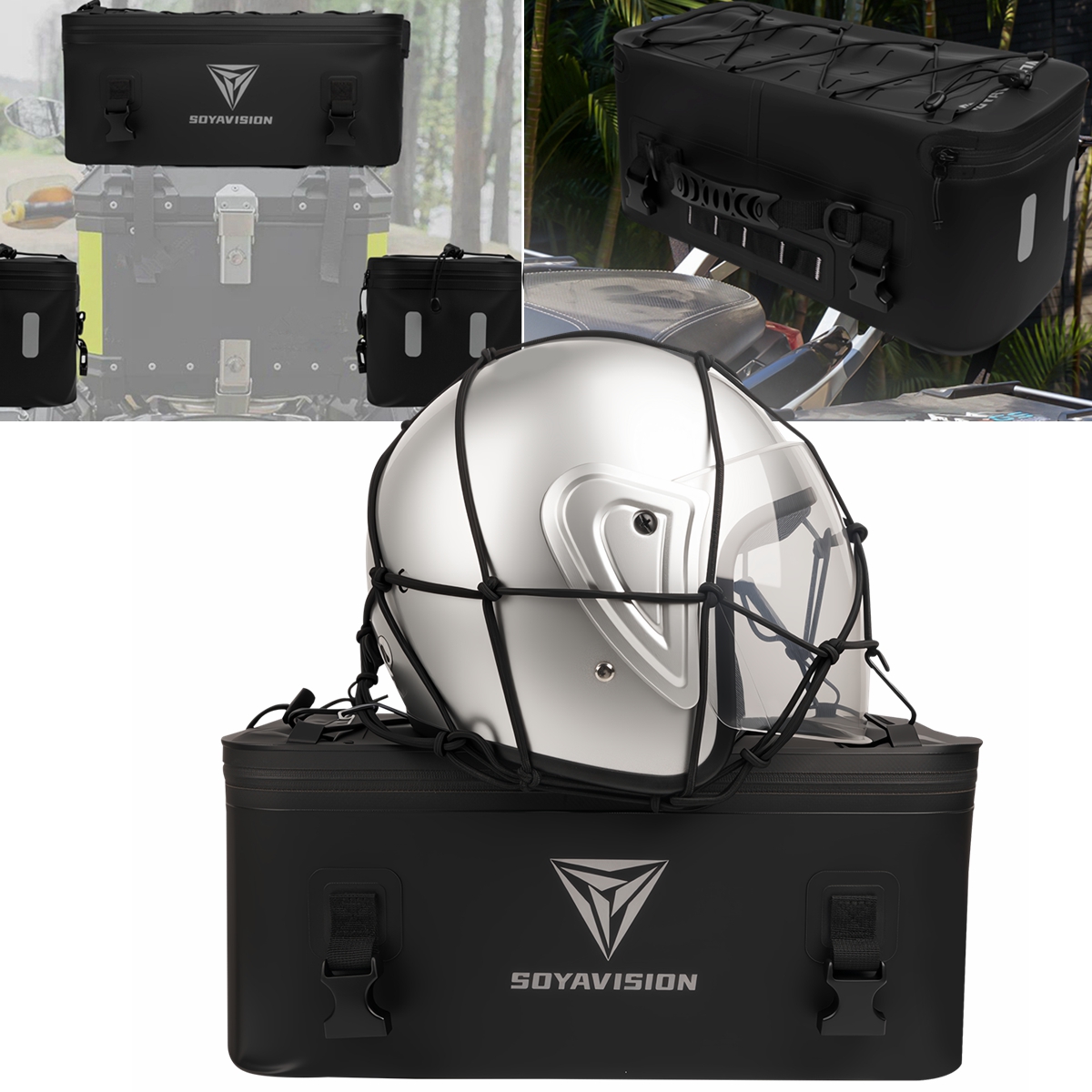 Motorcycle Case Box Bag Waterp - Panniers Waterproof Rear ulasan dan harga