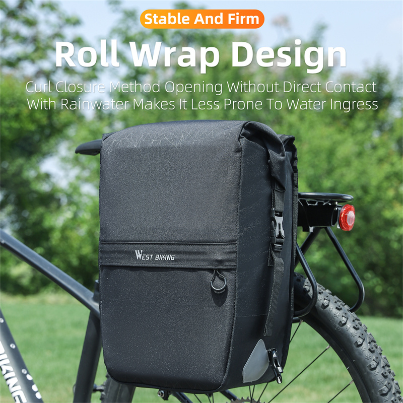 WEST BIKING 17-29L Bicycle Pan - Panniers Waterproof Rear ulasan dan harga