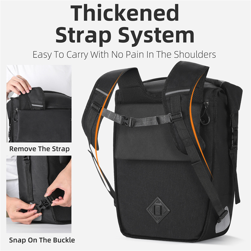 WEST BIKING 17-29L Bicycle Pan - Panniers Waterproof Rear ulasan dan harga