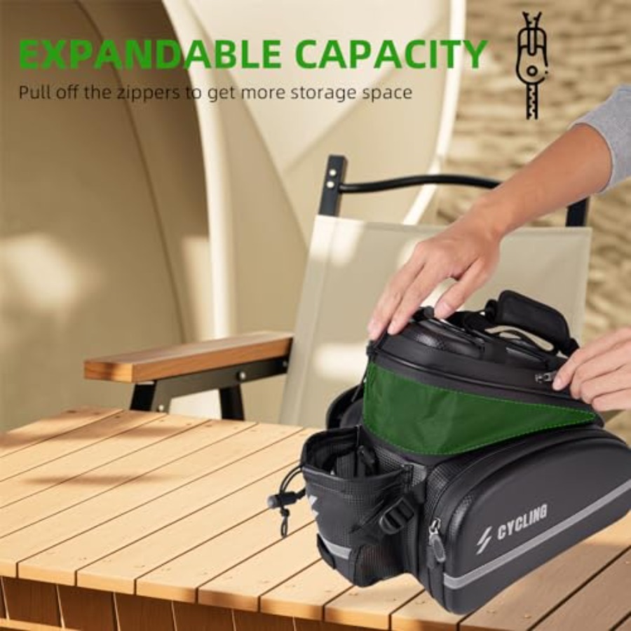 Bike Rack Bag for Trunk Mount  - Panniers Waterproof Rear ulasan dan harga