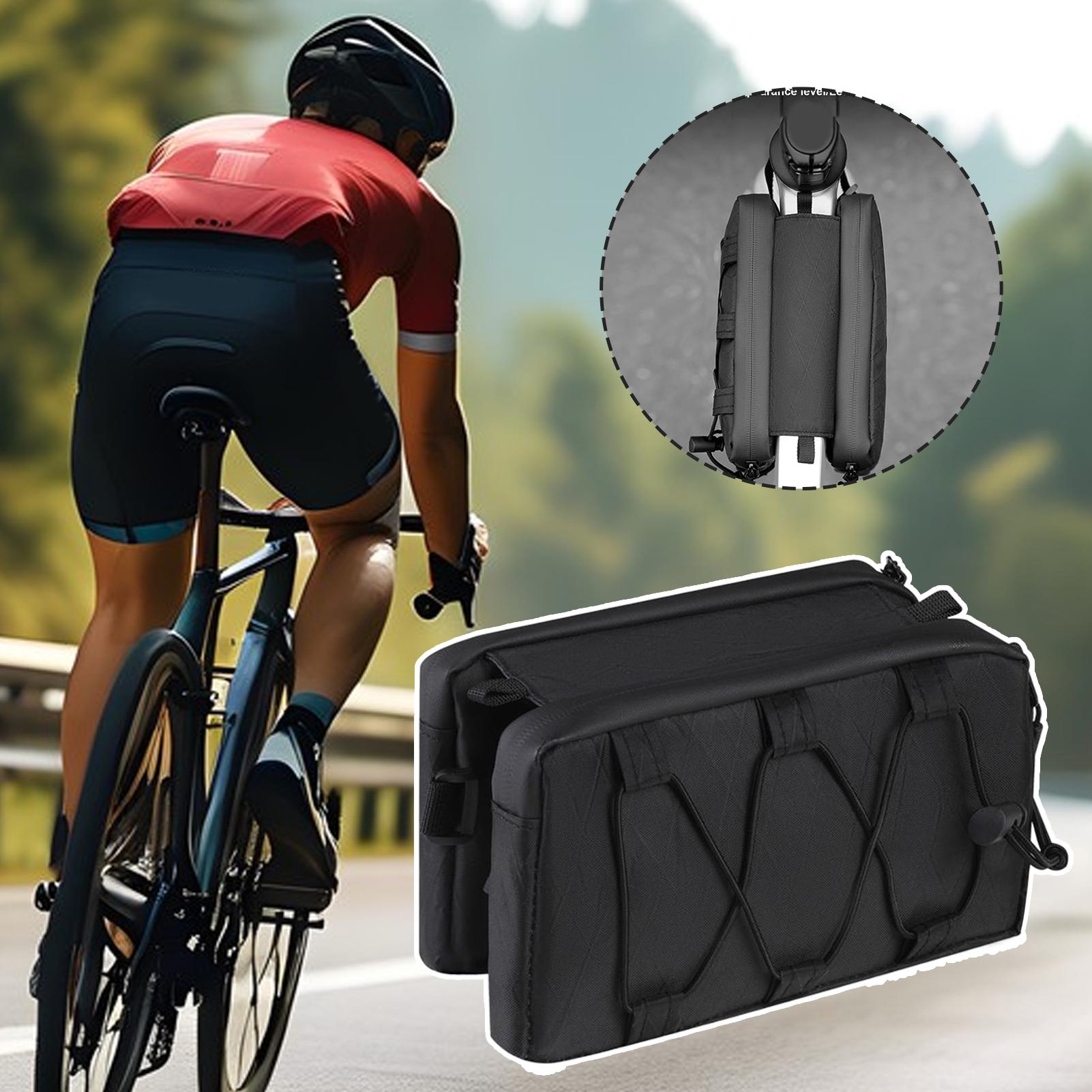 Bike Top Tube Bag Bicycle Fram - Cycling Commute Gear ulasan dan harga