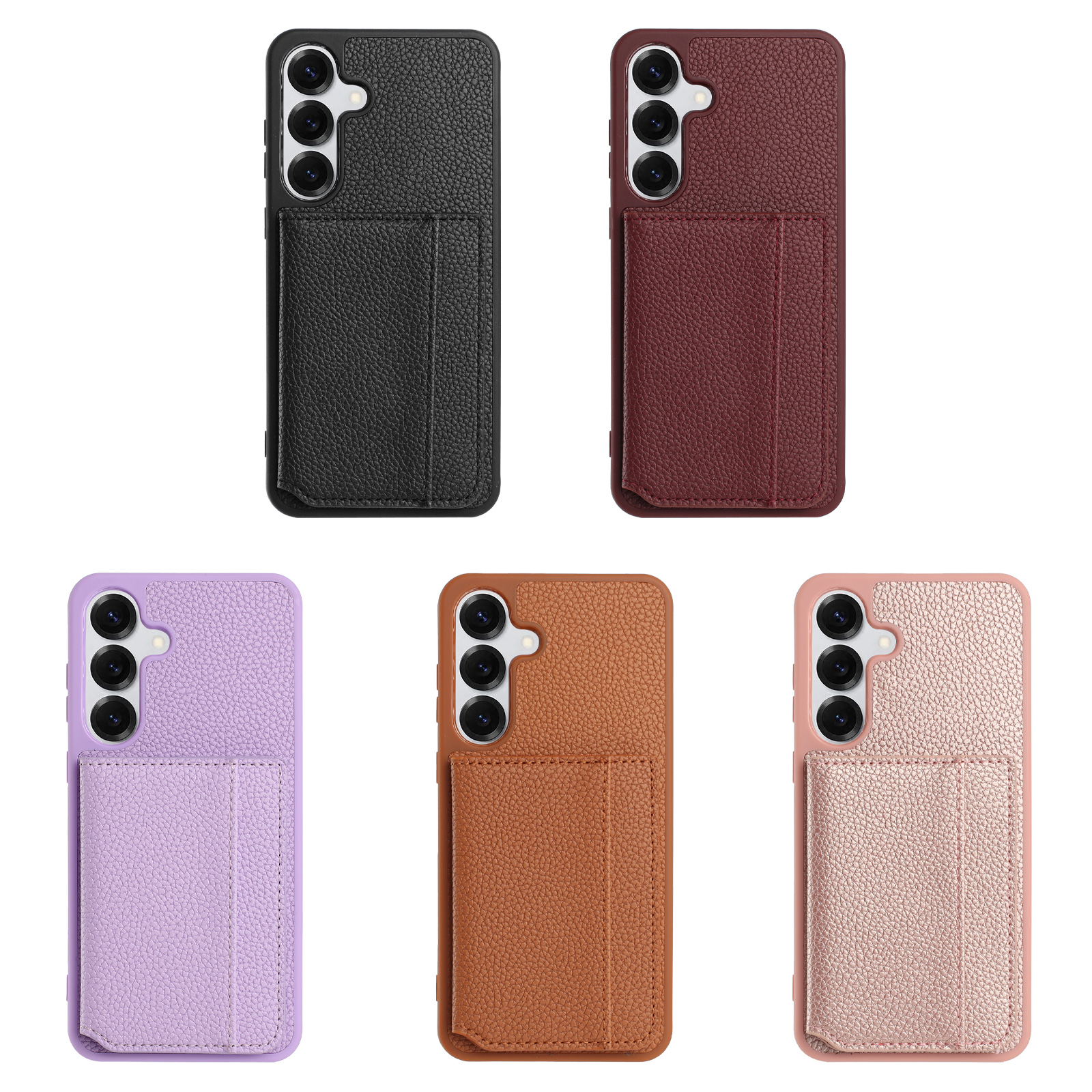 Lychee Grain Magnetic Leather  - Kickstand Adjustable ulasan dan harga