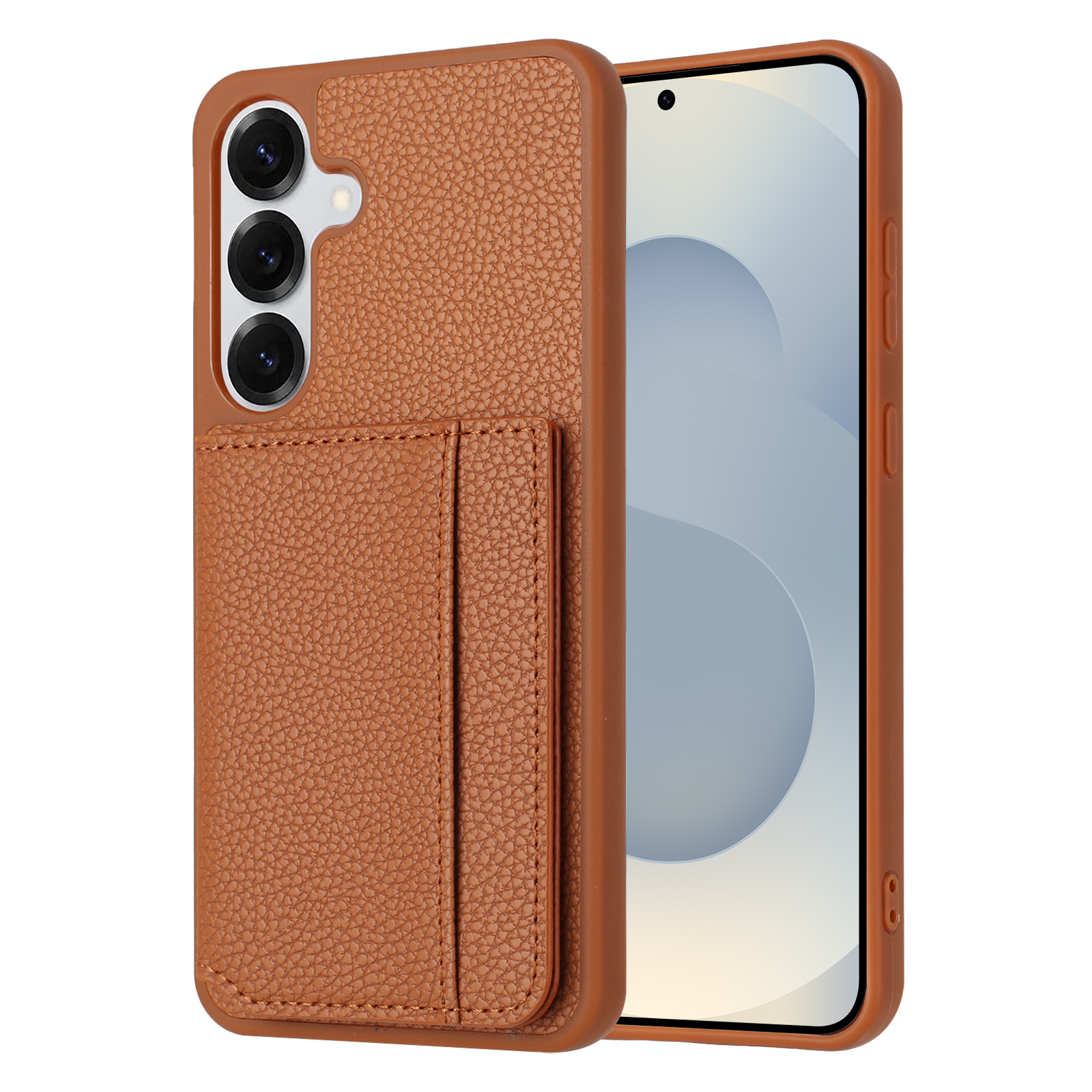 Lychee Grain Magnetic Leather  - Kickstand Adjustable ulasan dan harga