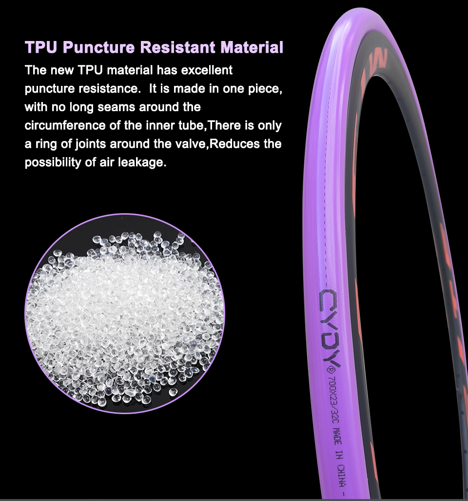 46g CYDY TPU gravel Bicycle In - Inner Tube 700C ulasan dan harga
