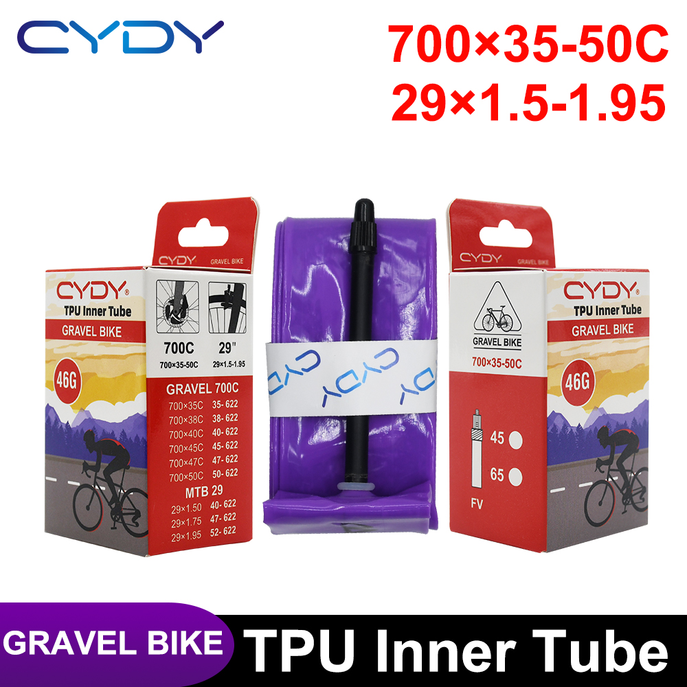 46g CYDY TPU gravel Bicycle In - Inner Tube 700C ulasan dan harga