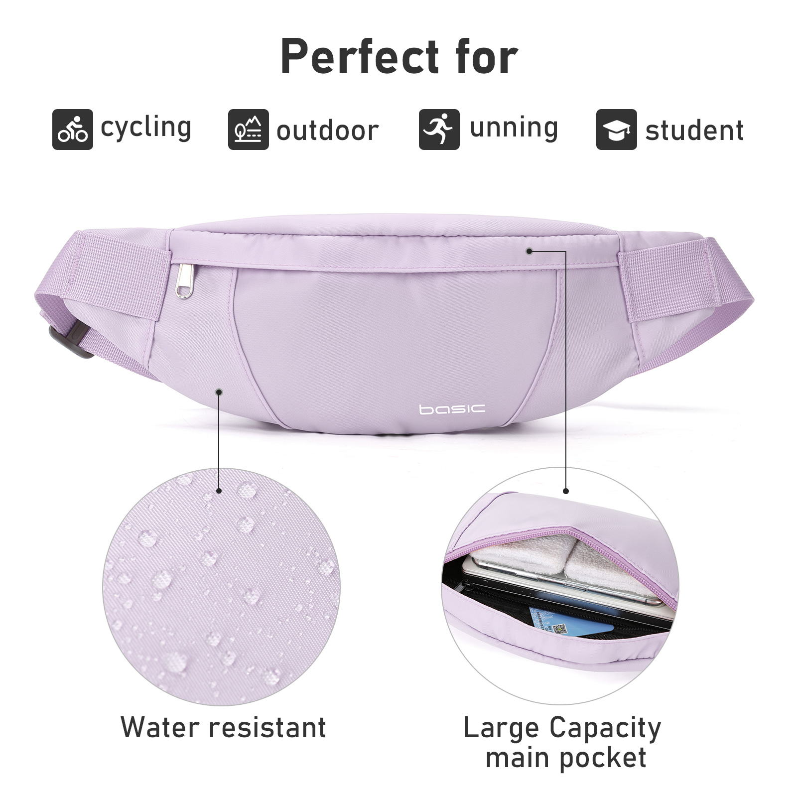 Fashion Running Waist Bag Wate - Cycling Commuter Backpack Waterproof ulasan dan harga