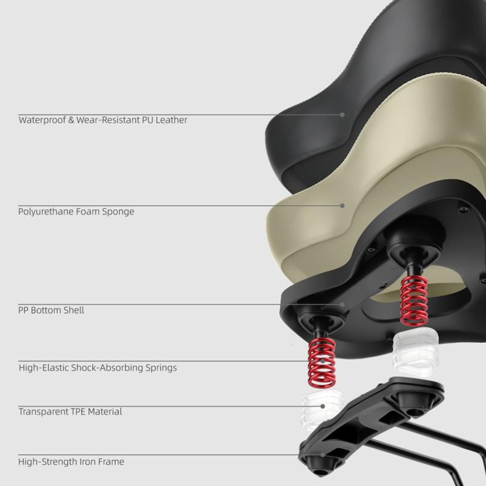 Cycle Seat Cushion Comfortable - Cycling Commute Distance ulasan dan harga