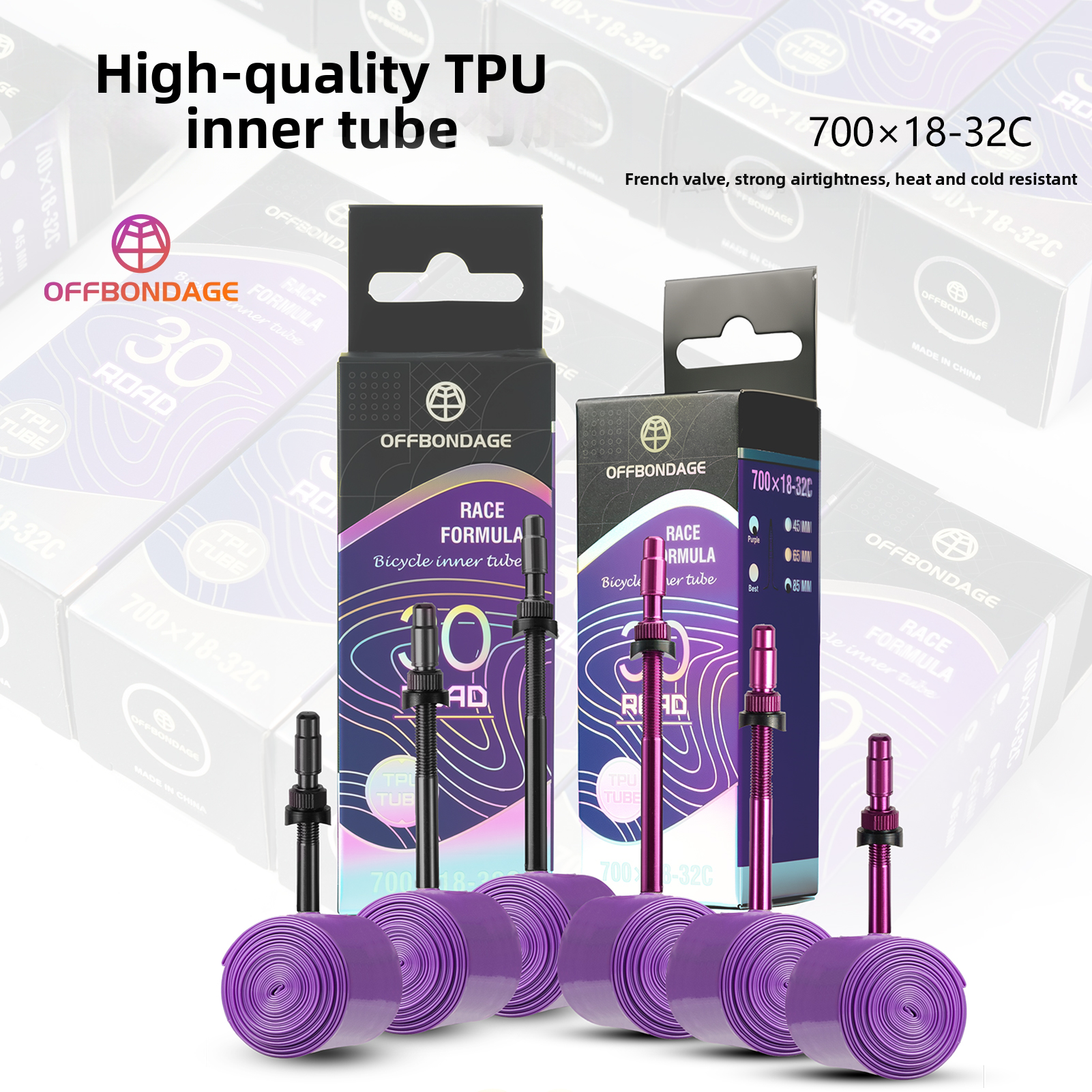 OFFBONDAGE Ultralight TPU Bike - Inner Tube 700C ulasan dan harga