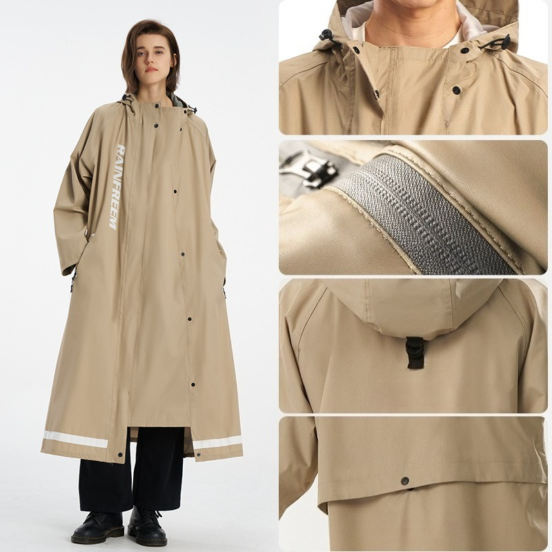 Oversize Single Long Style Rai - Cycling Commuter Rain Gear ulasan dan harga