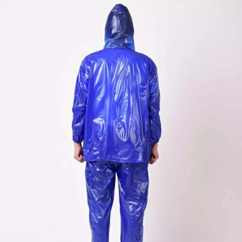 Thickened Unisex Raincoat Suit - Cycling Rain Jacket Commute ulasan dan harga