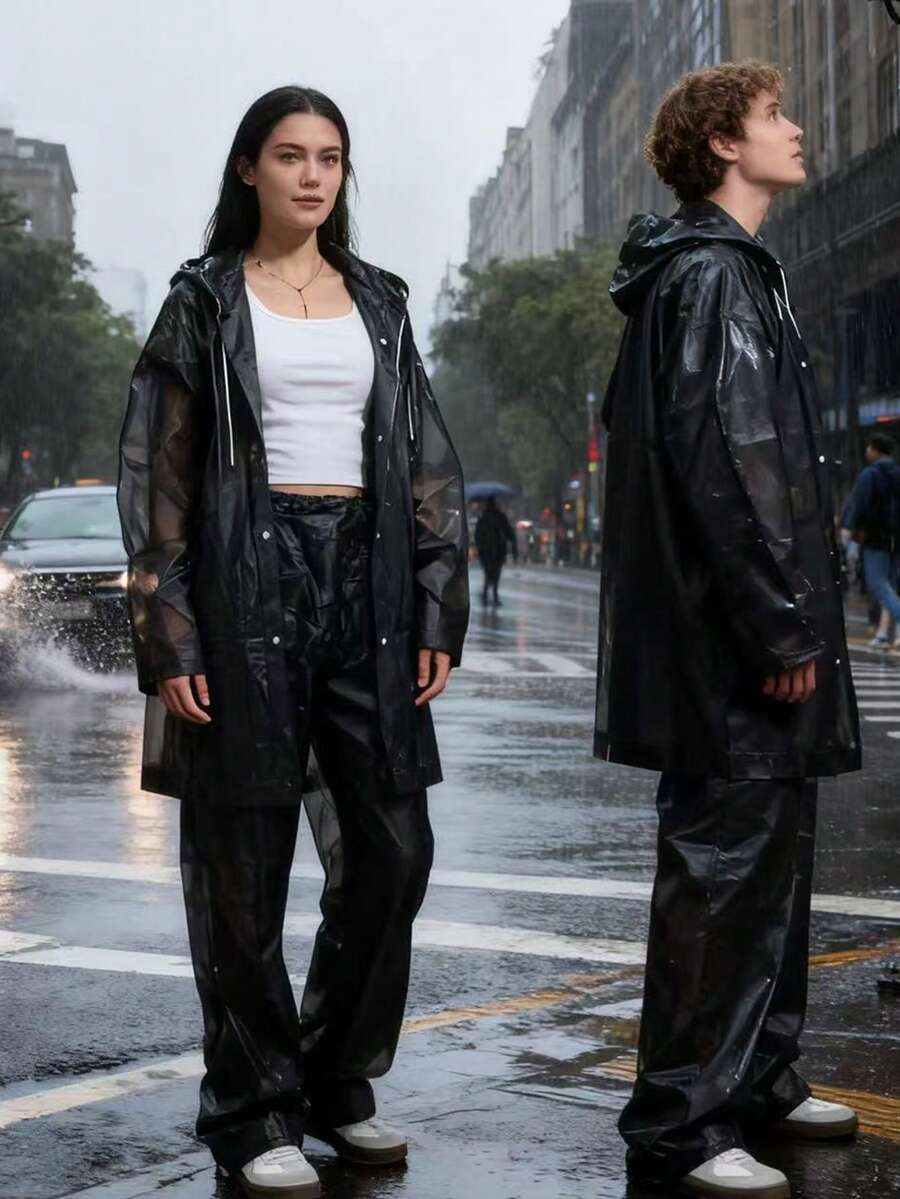 2pcs Unisex full-body rain sui - Cycling Commute Pants ulasan dan harga