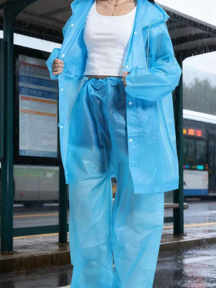 2pcs Unisex full-body rain sui - Cycling Commute Pants ulasan dan harga