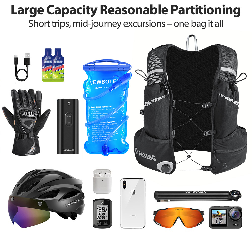 8L Breathable Hydration Vest T - Cycling Commuter Backpack ulasan dan harga