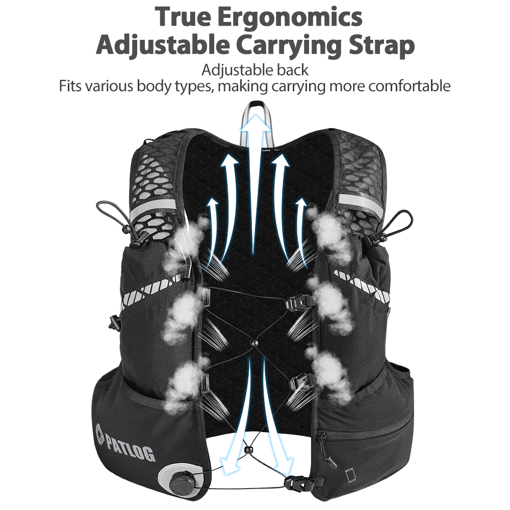8L Breathable Hydration Vest T - Cycling Commuter Backpack ulasan dan harga