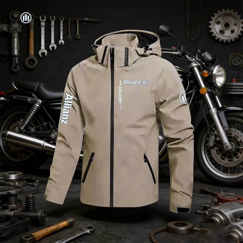 2026 allianz logo Men's outdoo - Cycling Rain Jacket Commute ulasan dan harga