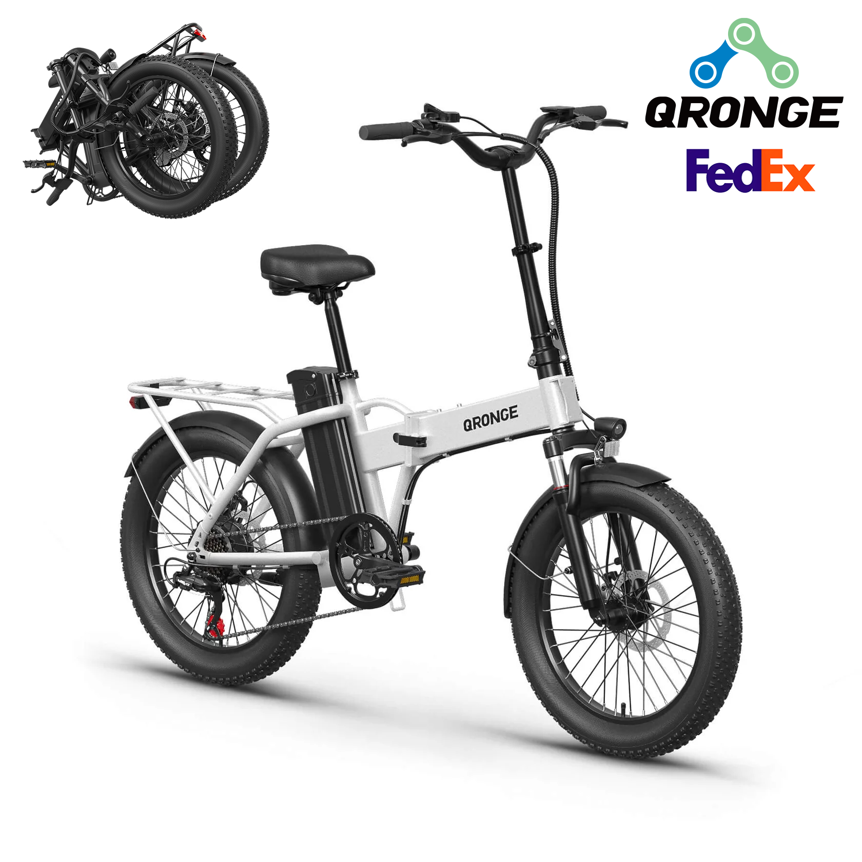 QRONGE Waterfall Folding Elect - Commuting With Bike ulasan dan harga